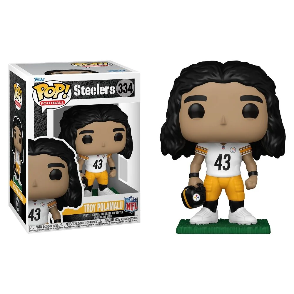 NFL Football - Troy Polamalu Pittsburgh Steelers Pop! Vinyl - Image 3