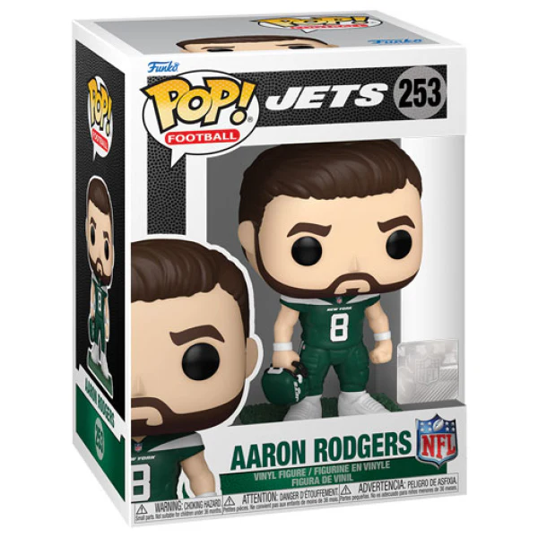 NFL: Jets - Aaron Rodgers Pop! Vinyl - Image 2