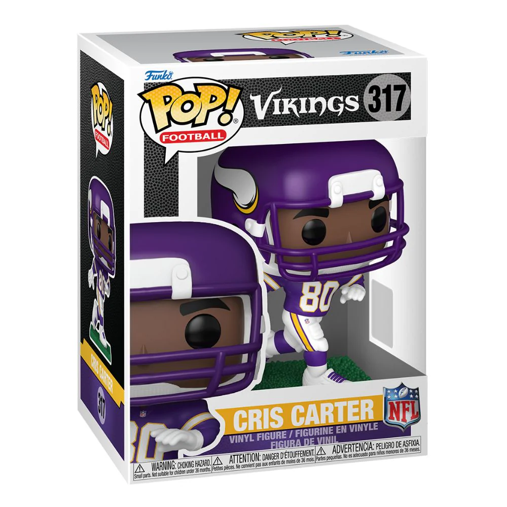 NFL Football: Legends - Cris Carter Minnesota (Vikings) Pop! Vinyl - Image 2