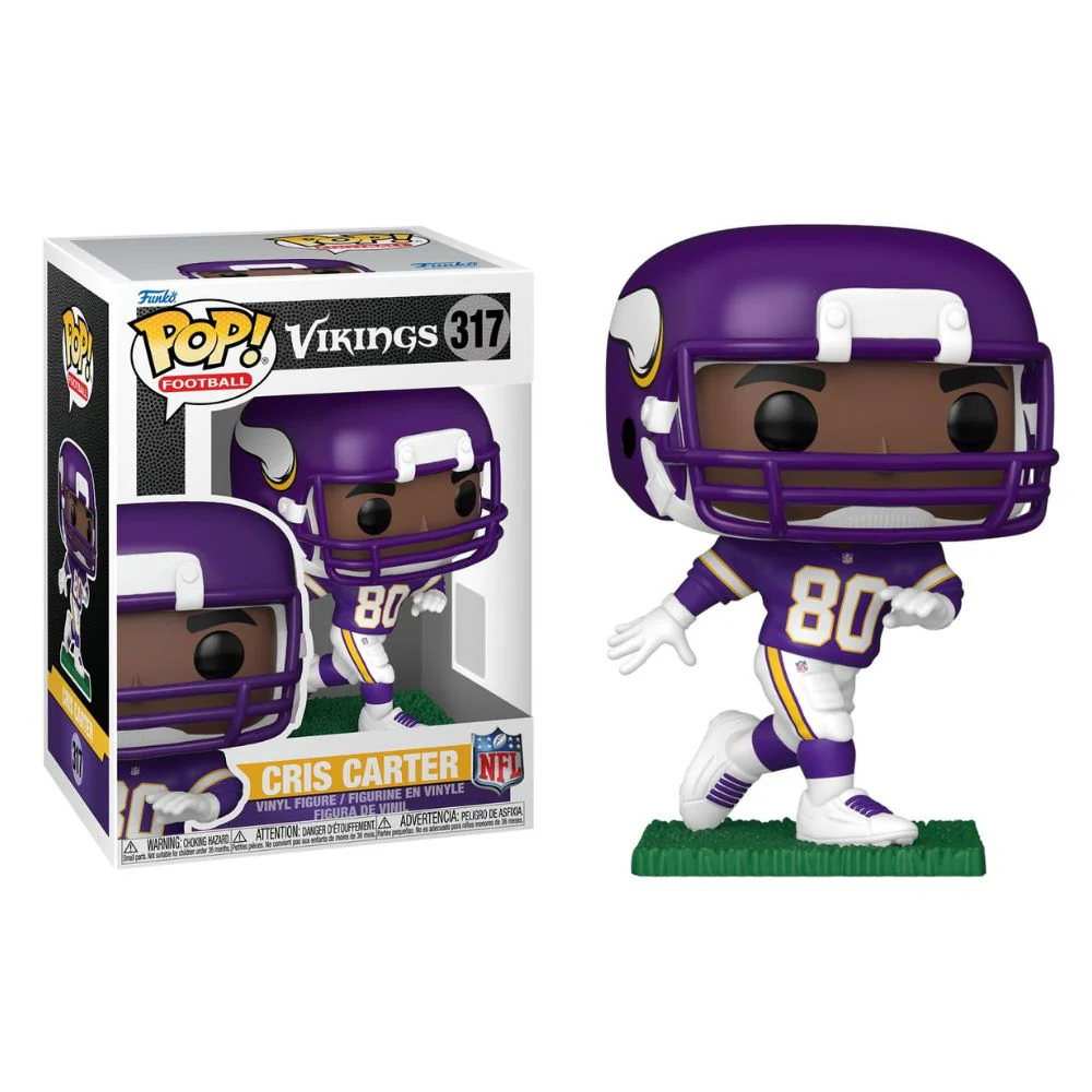 NFL Football: Legends - Cris Carter Minnesota (Vikings) Pop! Vinyl - Image 3