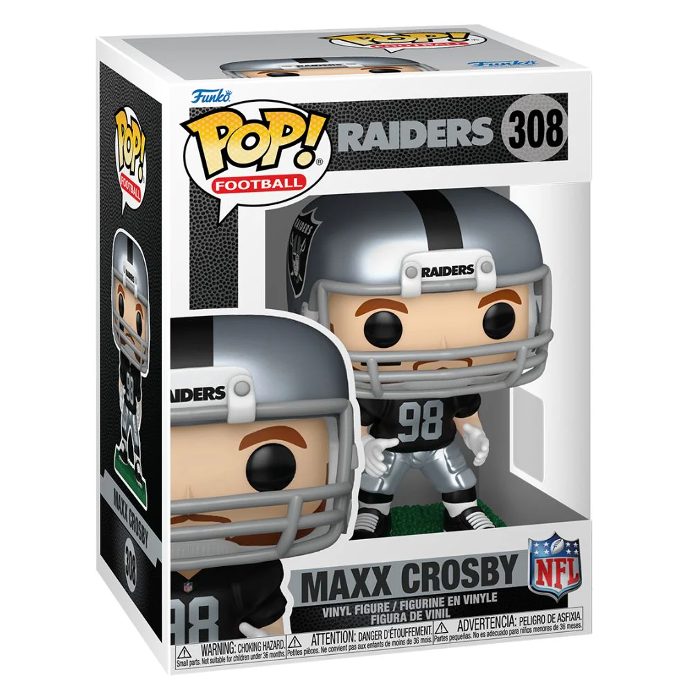 NFL Football - Maxx Crosby Las Vegas Raiders Pop! Vinyl - Image 2