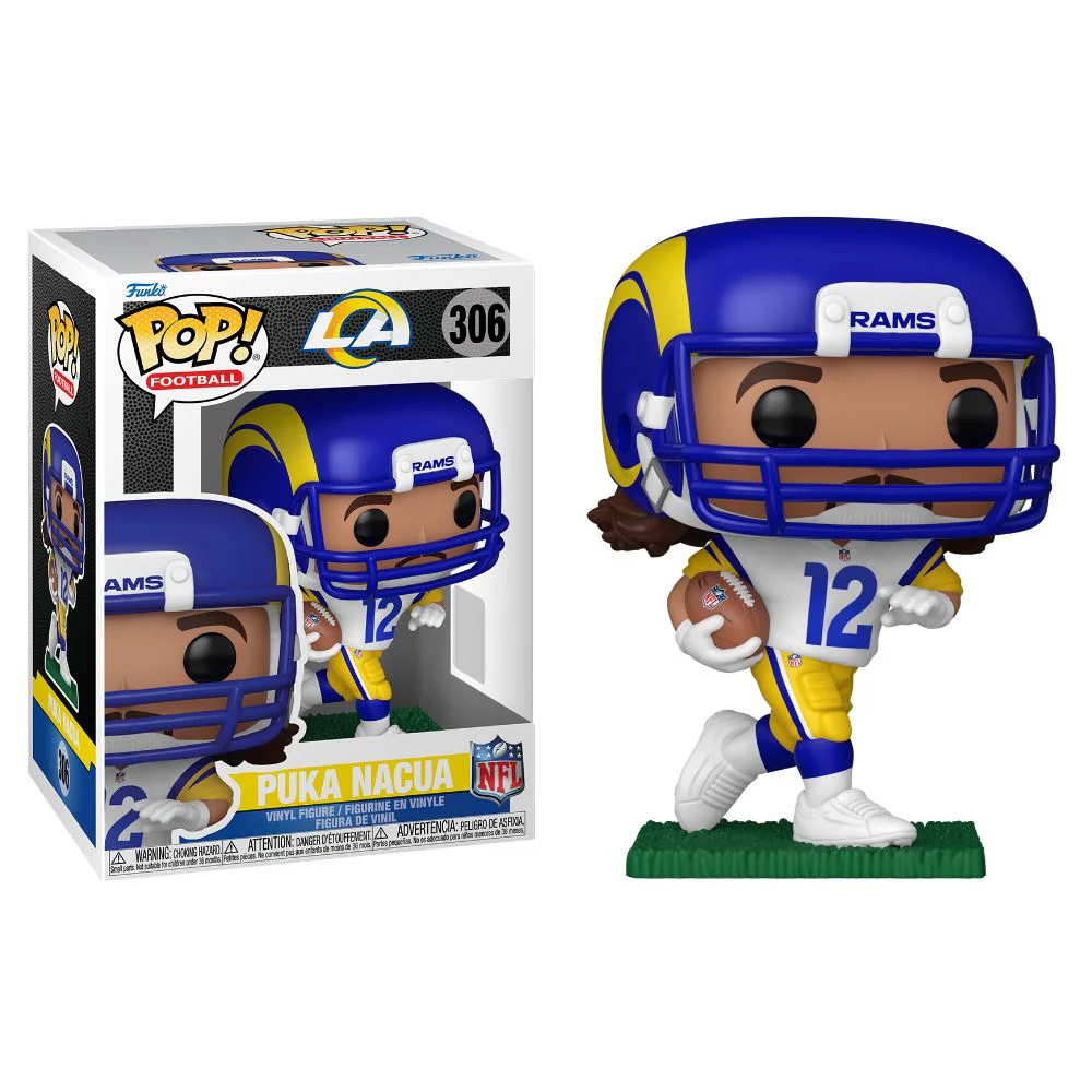 NFL Football - Puka Nacua Los Angeles Rams Pop! Vinyl - Image 3