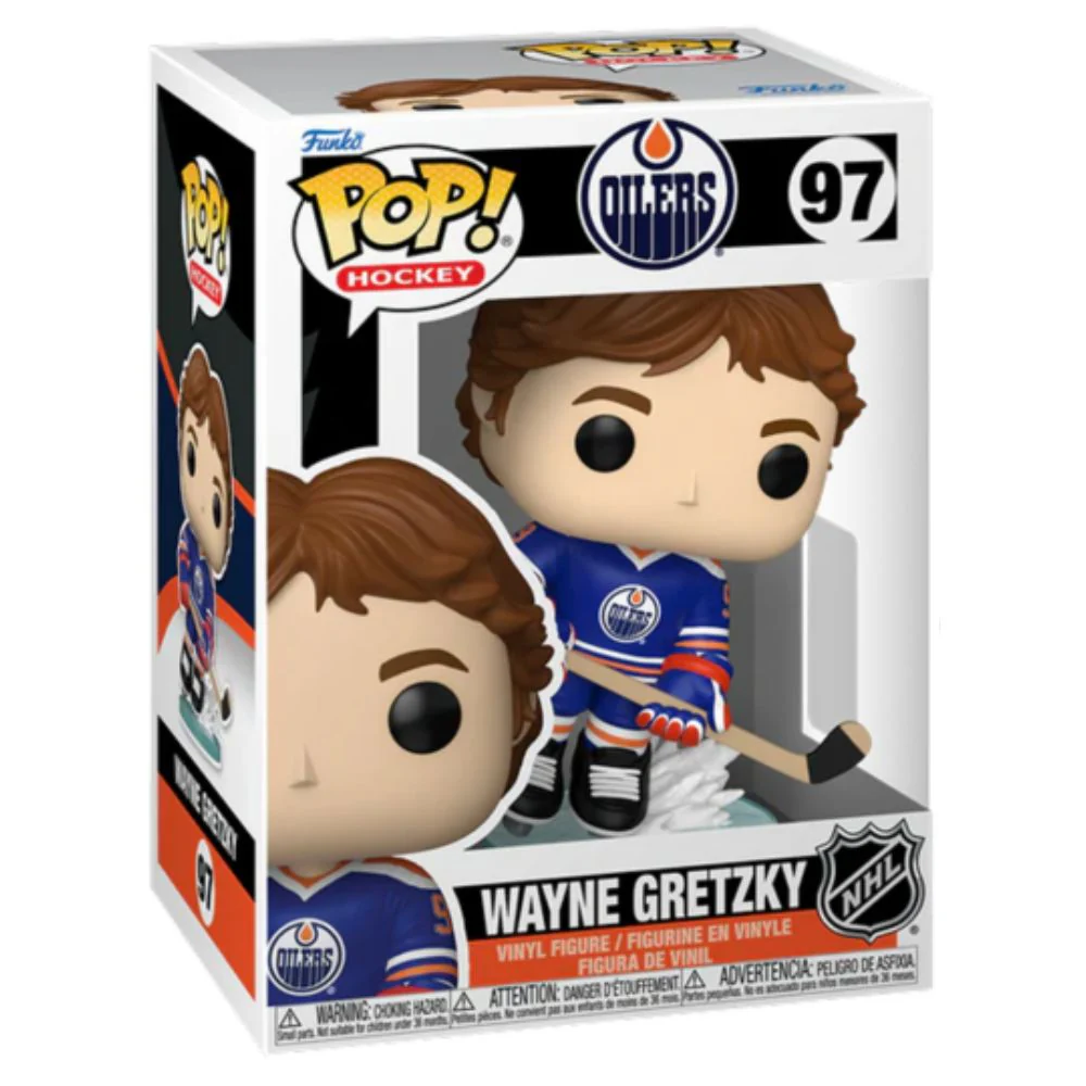 NHL Hockey - Wayne Gretzky (Rookie) Edmonton Oilers Pop! Vinyl - Image 2