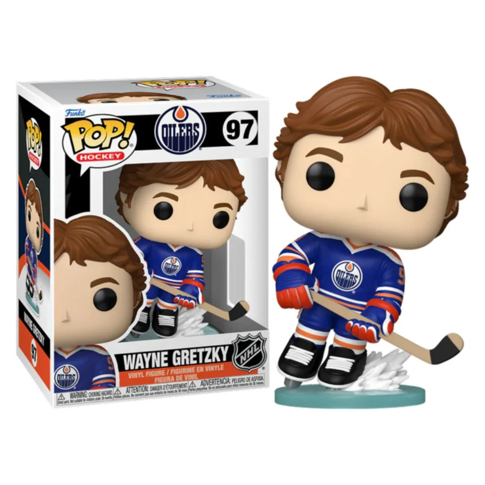 NHL Hockey - Wayne Gretzky (Rookie) Edmonton Oilers Pop! Vinyl - Image 3