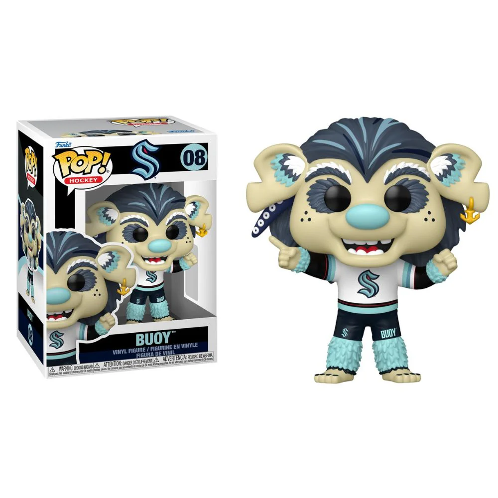NHL Hockey - Buoy Seattle Kraken Mascot Pop! Vinyl - Image 3
