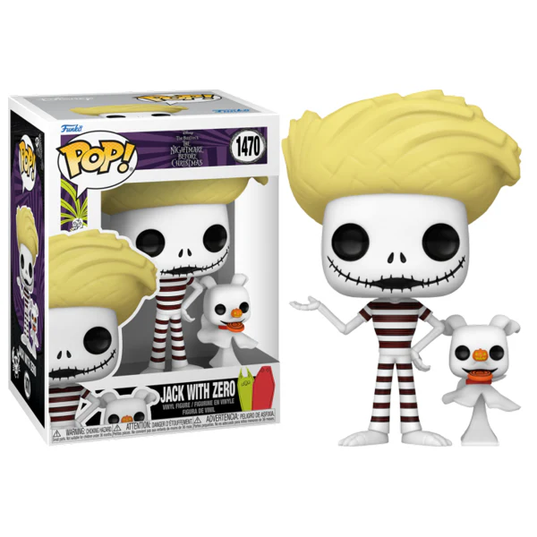 Nightmare Before Christmas - Jack with Zero (Halloweentown Beach) Pop! Vinyl - Image 3