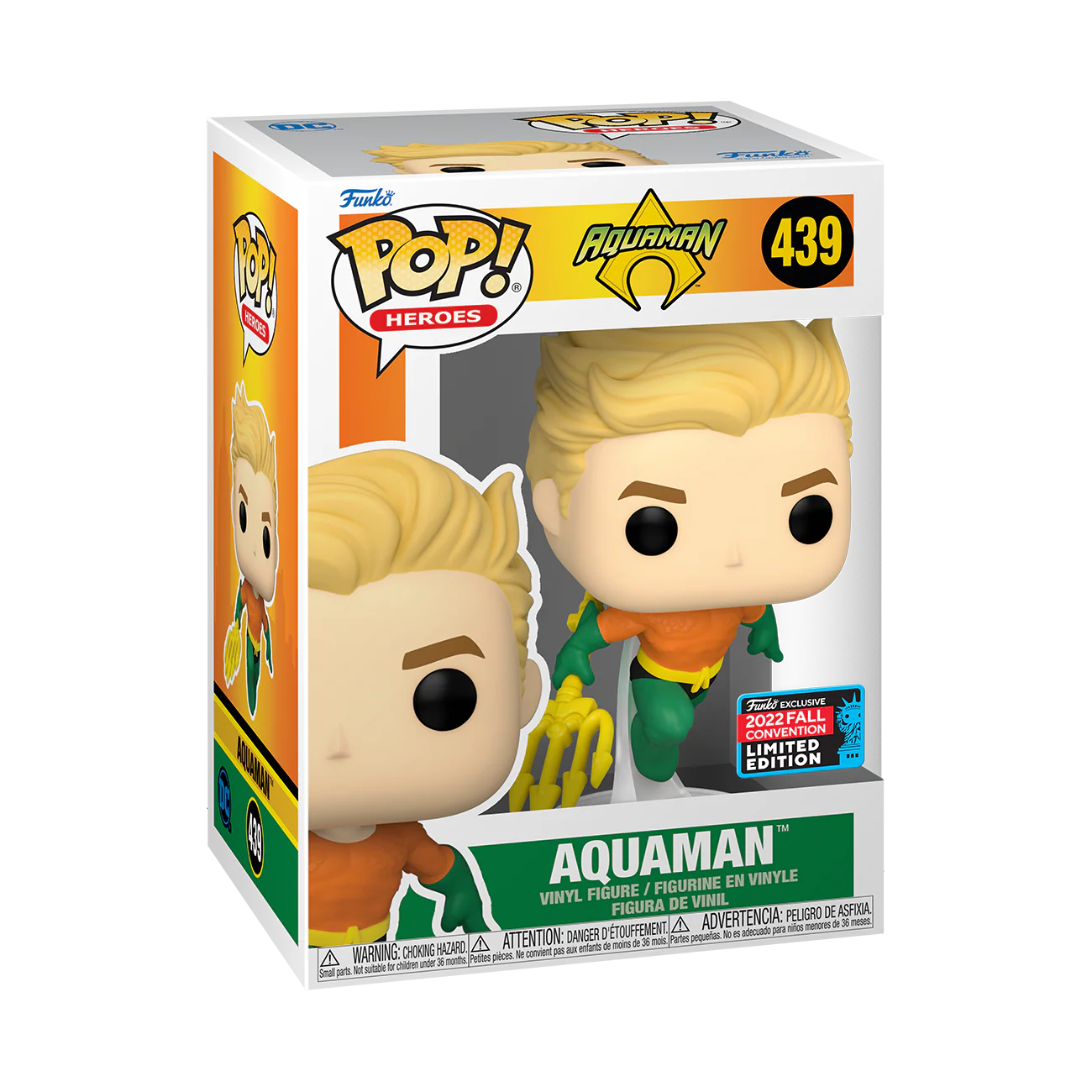NYCC 2022 - DC Comics - Aquaman US Exclusive Pop! Vinyl