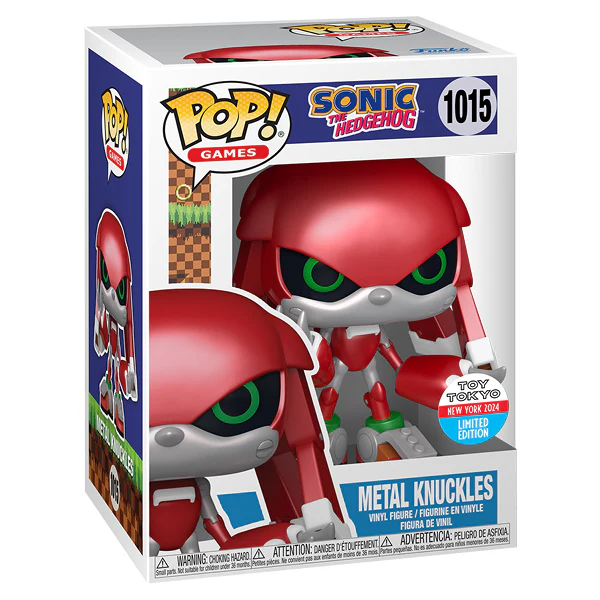 NYCC 2024 - Sonic the Hedgehog - Metal Knuckles US Exclusive Pop! Vinyl - Image 2