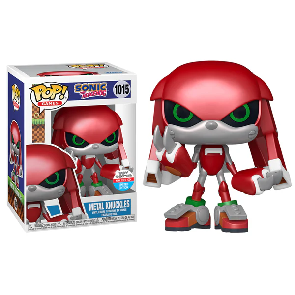 NYCC 2024 - Sonic the Hedgehog - Metal Knuckles US Exclusive Pop! Vinyl - Image 3