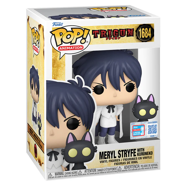 NYCC 2024 - Trigun - Meryl Stryfe with Kuroneko US Exclusive Pop! Vinyl - Image 2