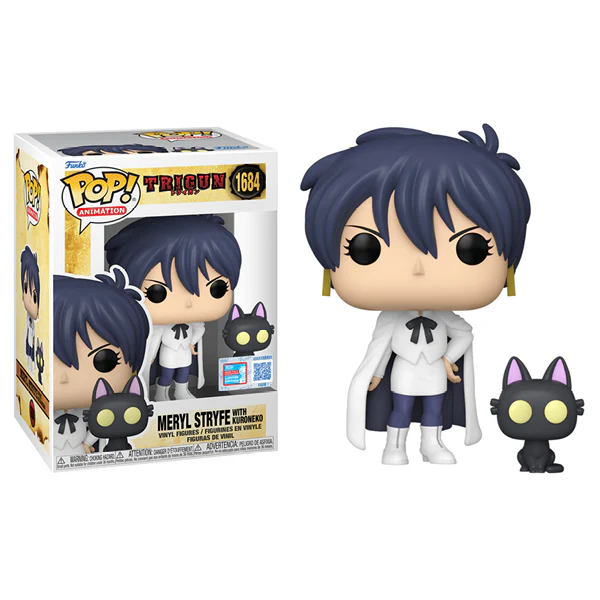 NYCC 2024 - Trigun - Meryl Stryfe with Kuroneko US Exclusive Pop! Vinyl - Image 3