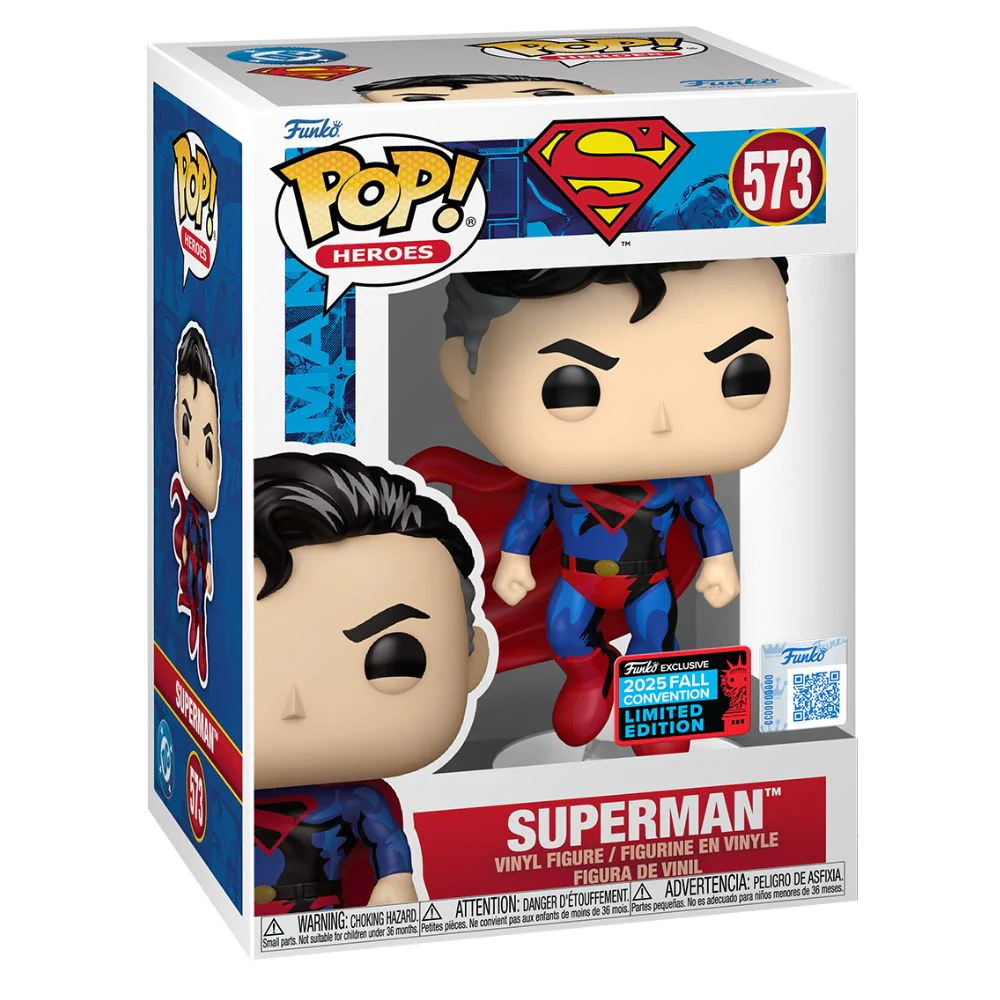 NYCC 2025 - DC Comics - Superman Retro Comic (Flying) US Exclusive Pop! Vinyl - Image 2