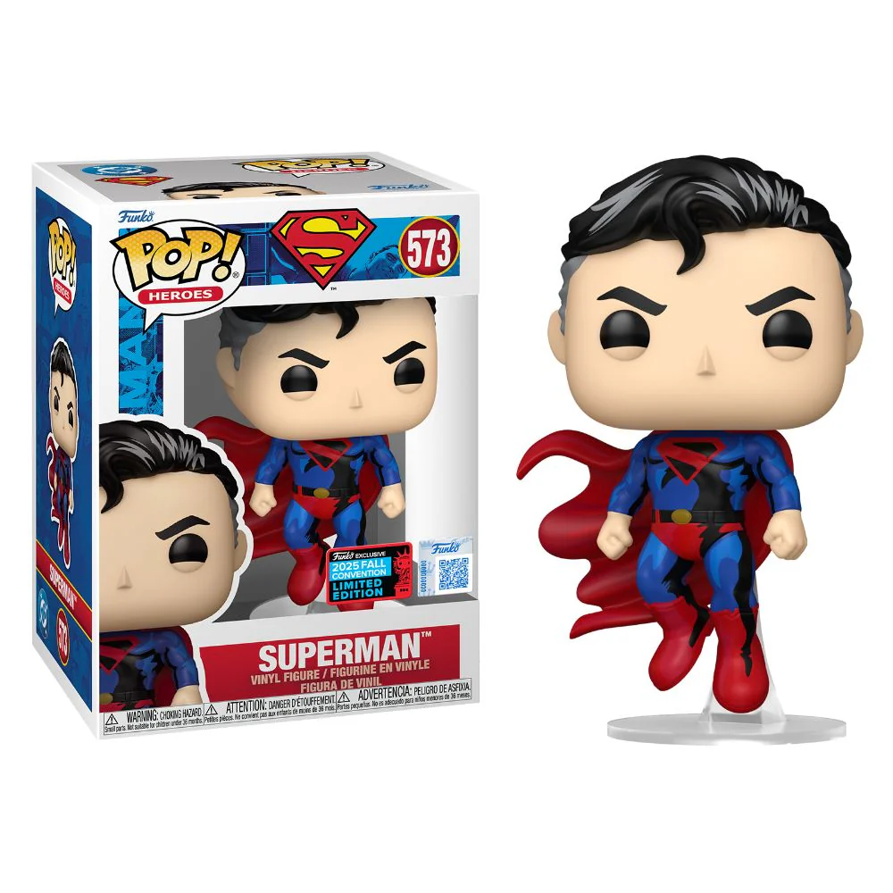 NYCC 2025 - DC Comics - Superman Retro Comic (Flying) US Exclusive Pop! Vinyl - Image 3