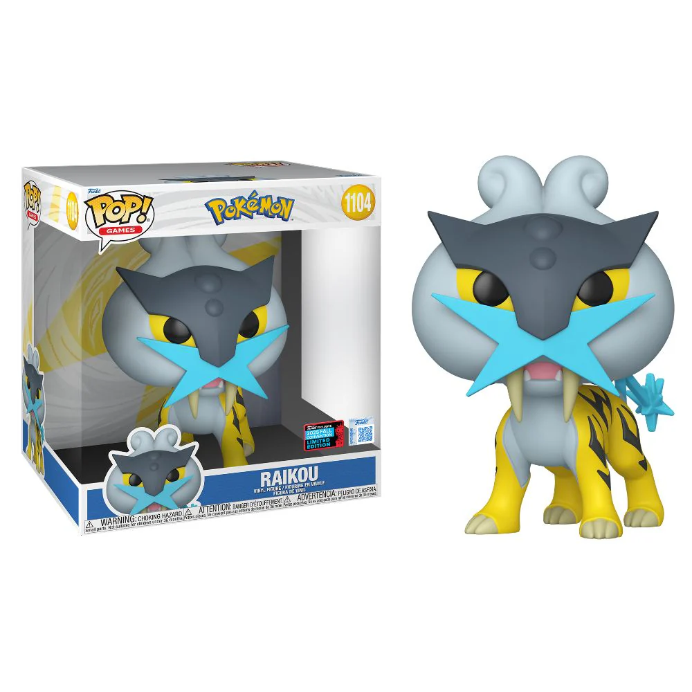 NYCC 2025 - Pokemon - Raikou 10 Inch US Exclusive Pop! Vinyl - Image 3