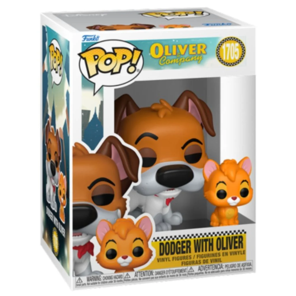 Oliver & Company (1988) - Dodger with Oliver Pop! Vinyl - Image 2