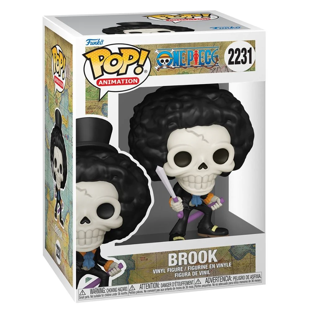One Piece - Brook with Soul Solid Pop! Vinyl - Image 2