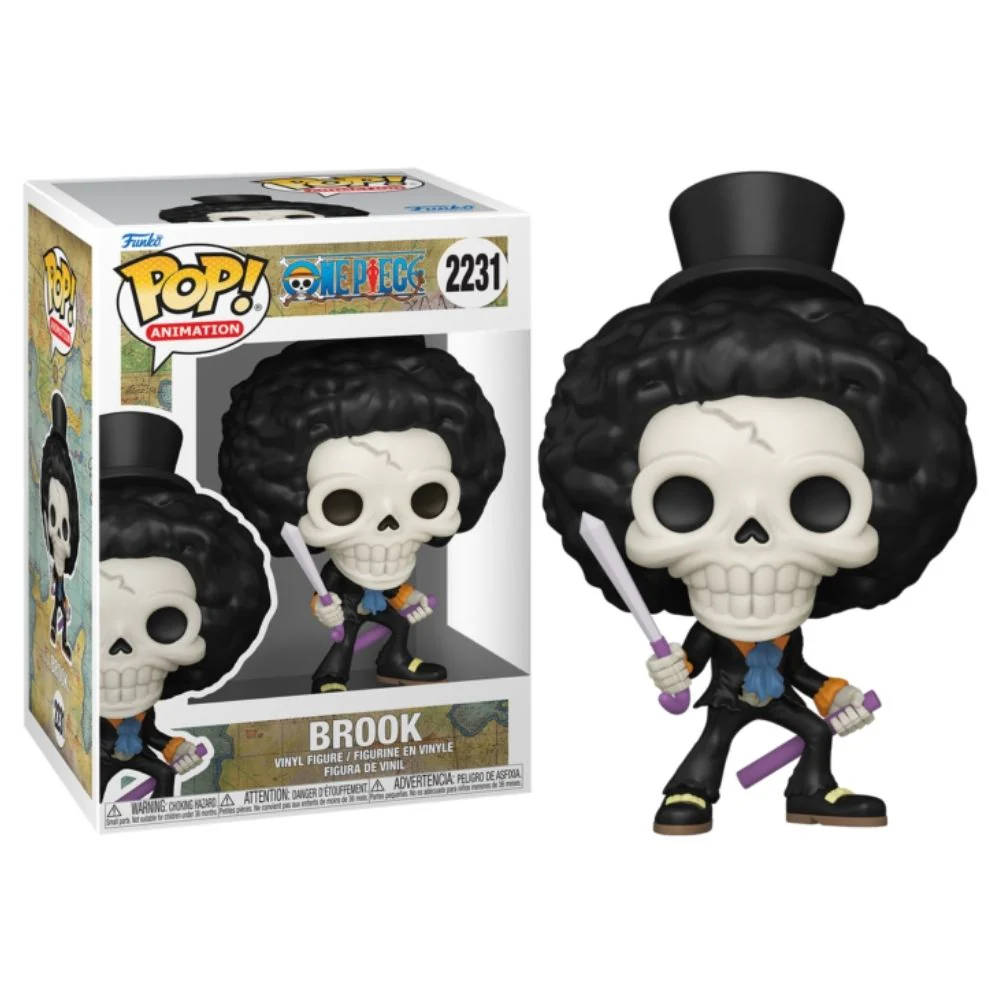 One Piece - Brook with Soul Solid Pop! Vinyl - Image 3