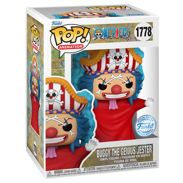 One Piece - Buggy the Genius Jester US Exclusive Pop! Vinyl - Image 2