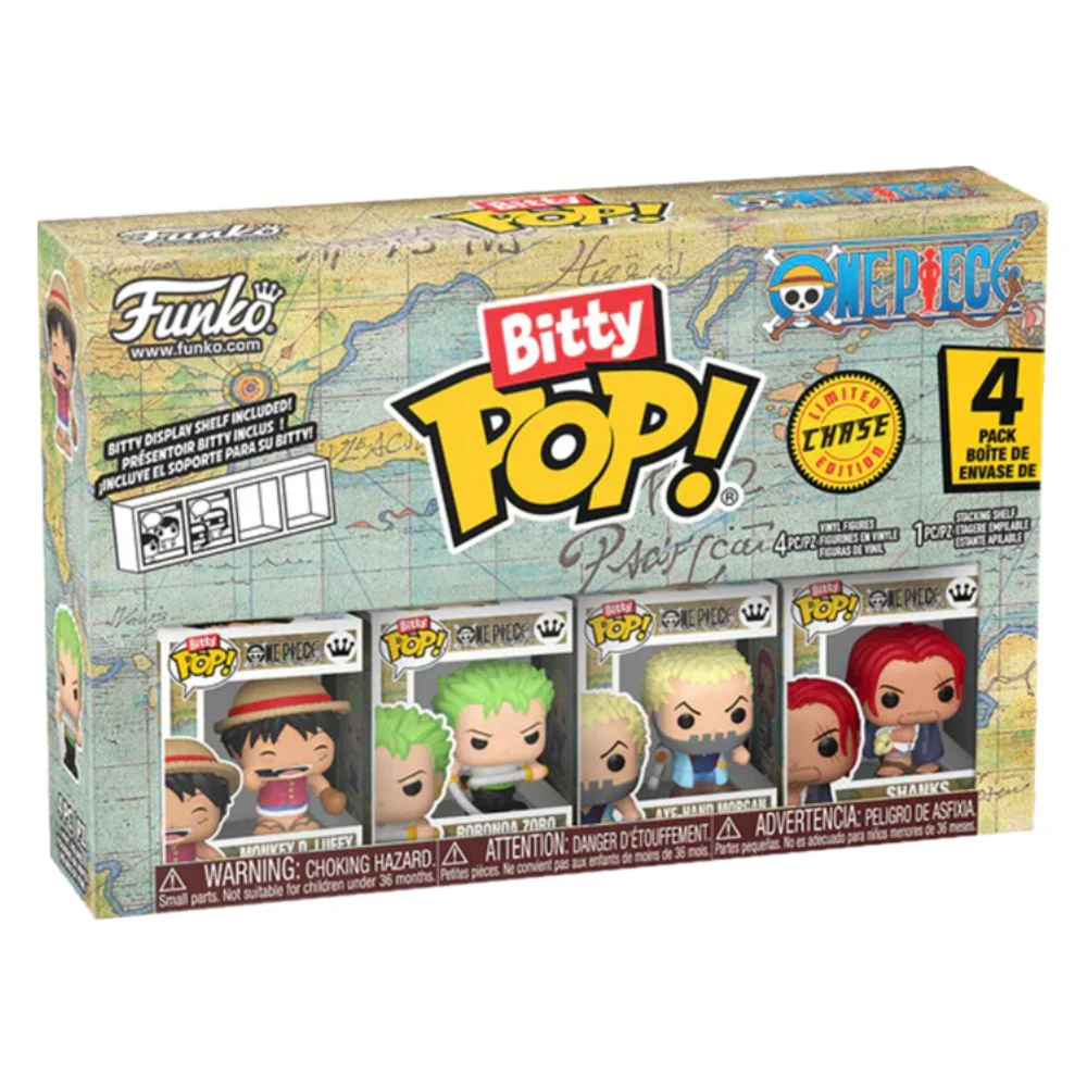 One Piece - Luffy Bitty Pop! Vinyl 4 Pack - Image 2