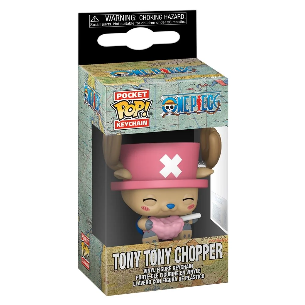 One Piece - Tony Tony Chopper with Cotton Candy Pocket Pop! Keychain - Image 2