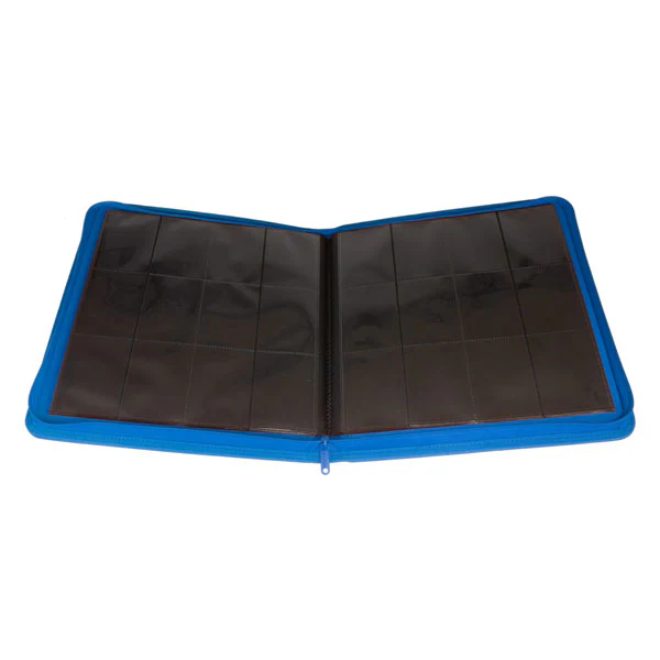 Palms Off Collectors Series 12 Pocket Zip Trading Card Binder - BLUE - Image 3
