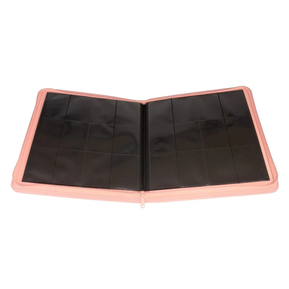 Palms Off Collector's Series 12 Pocket Zip Trading Card Binder - PINK - Image 3