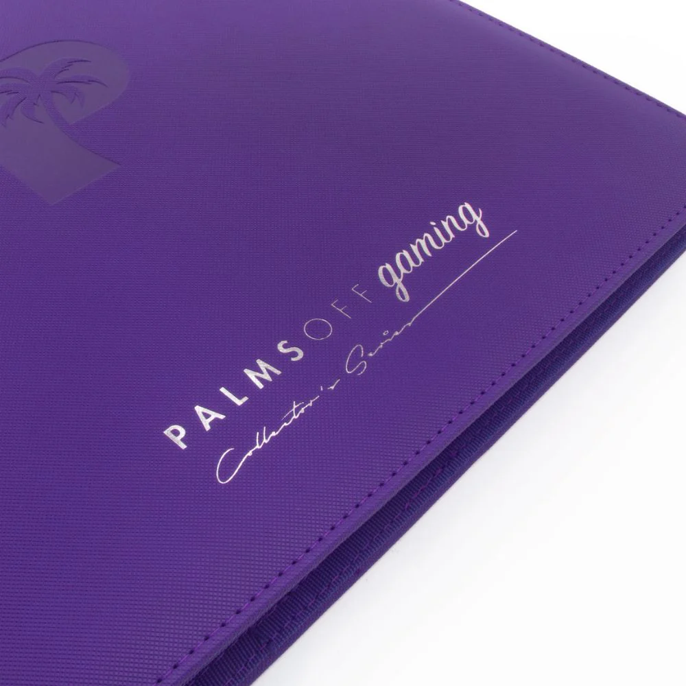 Palms Off Collector's Series 12 Pocket Zip Trading Card Binder - PURPLE - Image 5