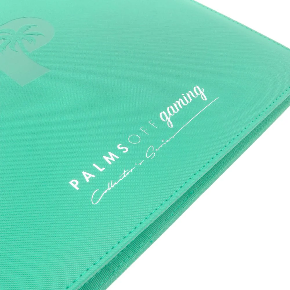 Palms Off Collector's Series 12 Pocket Zip Trading Card Binder - TURQUOISE - Image 5