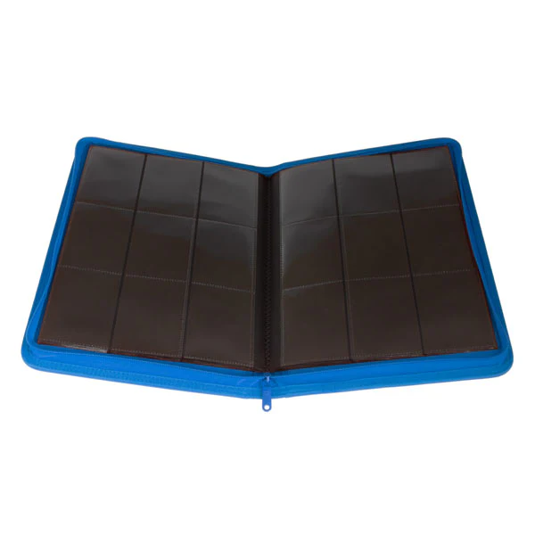 Palms Off Collectors Series 9 Pocket Zip Trading Card Binder - BLUE - Image 3