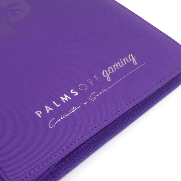 Palms Off Collectors Series 9 Pocket Zip Trading Card Binder - PURPLE - Image 2