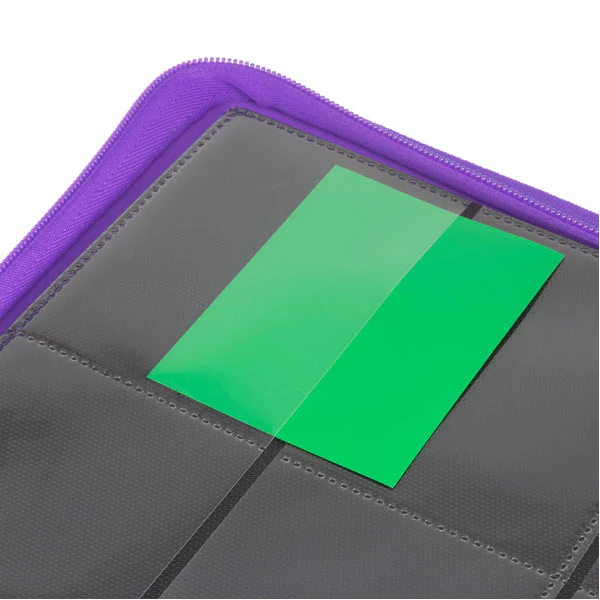 Palms Off Collectors Series 9 Pocket Zip Trading Card Binder - PURPLE - Image 5
