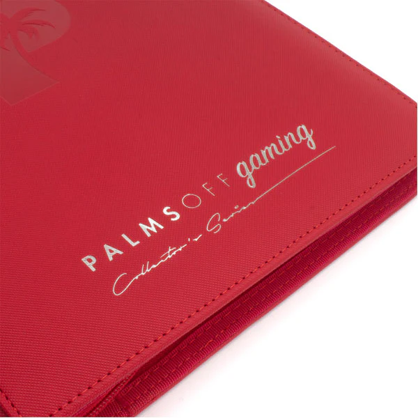 Palms Off Collectors Series 9 Pocket Zip Trading Card Binder - RED - Image 2