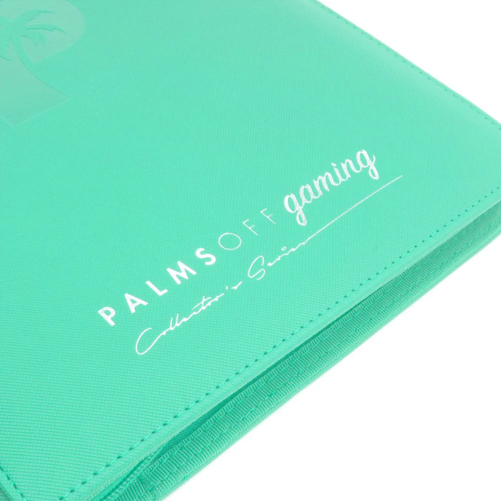Palms Off Collector's Series 9 Pocket Zip Turquoise Trading Card Binder - Image 5