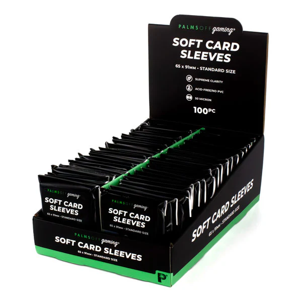 Palms Off Soft Card Sleeves - Standard Size - 100pc - Image 2