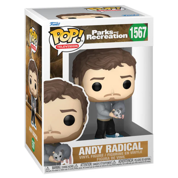 Parks & Recreation 15th Anniversary - Andy Radical Pop! Vinyl - Image 2