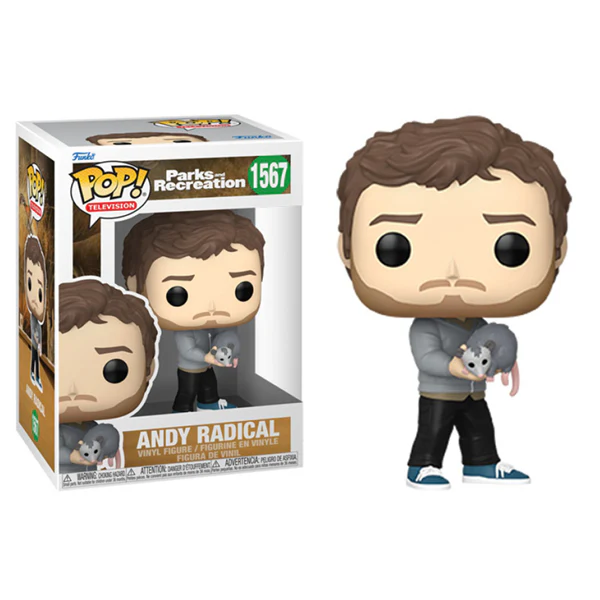 Parks & Recreation 15th Anniversary - Andy Radical Pop! Vinyl - Image 3