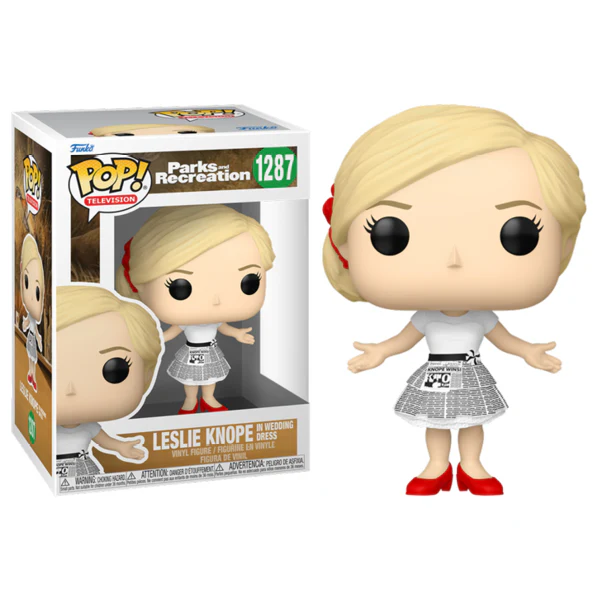 Parks and Recreation: 15th Anniversary - Leslie Knope in Wedding Dress Pop! Vinyl - Image 3