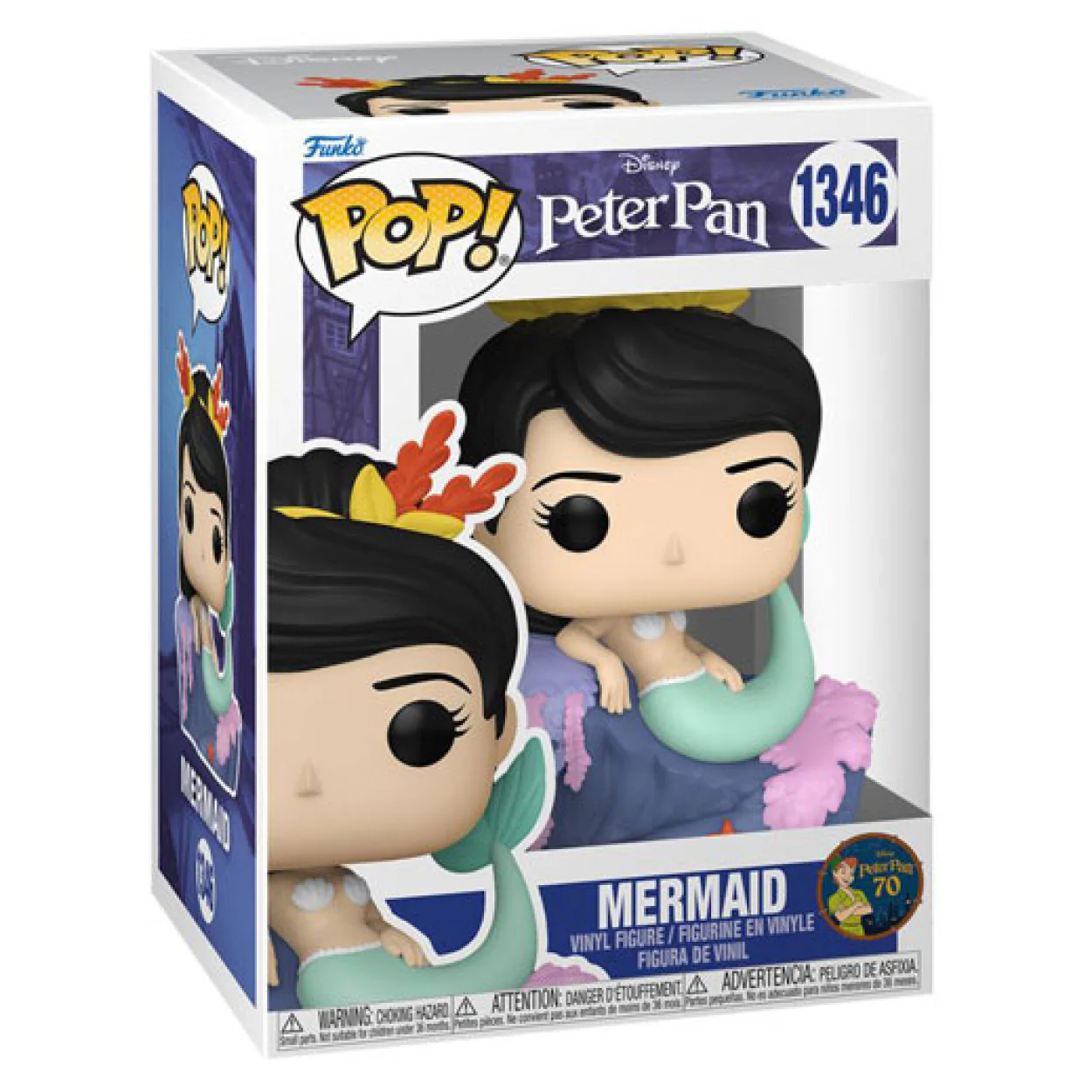 Peter Pan 70th Anniversary - Mermaid Pop! Vinyl - Image 2