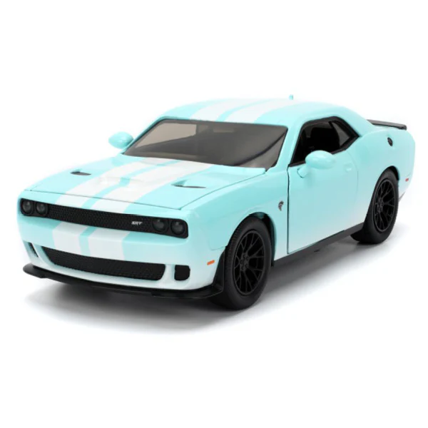 Pink Slips - 1:24 Scale 2015 Dodge Challenger SRT Hellcat Diecast Vehicle - Image 2