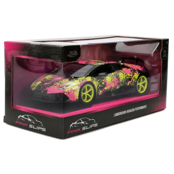 Pink Slips - 1:24 Scale 2017 Lamborghini Huracan Performante Diecast Vehicle - Image 9