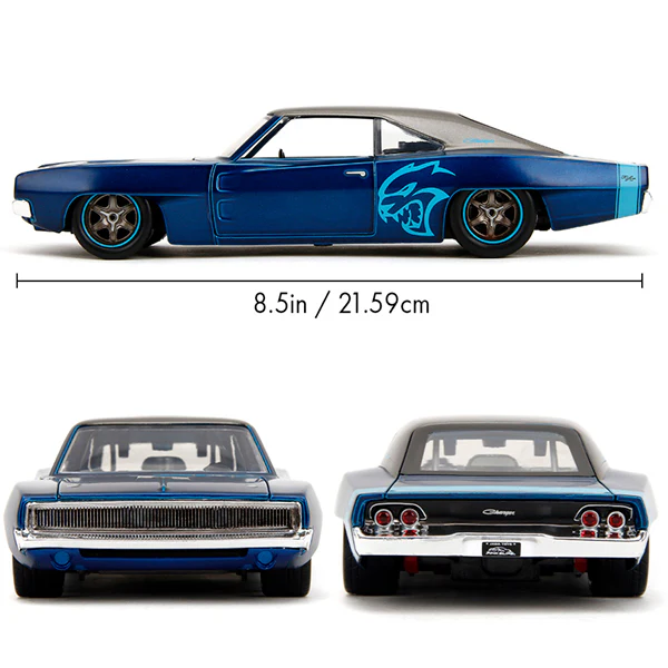 Pink Slips - 1970 Dodge Charger 1:24 Scale Discast Vehicle - Image 8