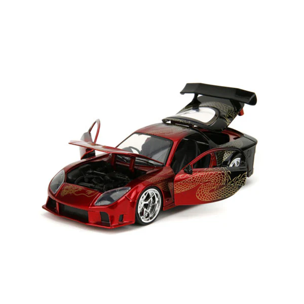 Pink Slips - 1995 Mazda RX7 Widebody 1:24 Scale Diecast Vehicle - Image 3