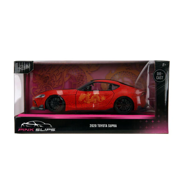 Pink Slips - 2020 Toyota Supra (Year Of The Dragon) 1:24 Scale Diecast Vehicle - Image 11