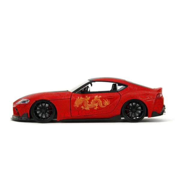 Pink Slips - 2020 Toyota Supra (Year Of The Dragon) 1:24 Scale Diecast Vehicle - Image 6