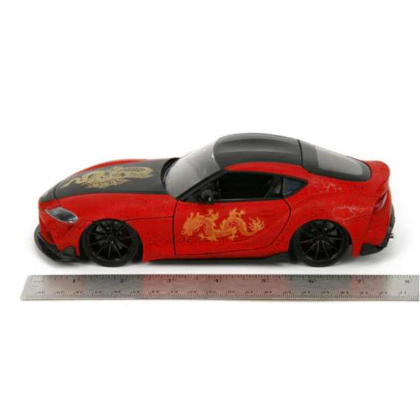 Pink Slips - 2020 Toyota Supra (Year Of The Dragon) 1:24 Scale Diecast Vehicle - Image 9