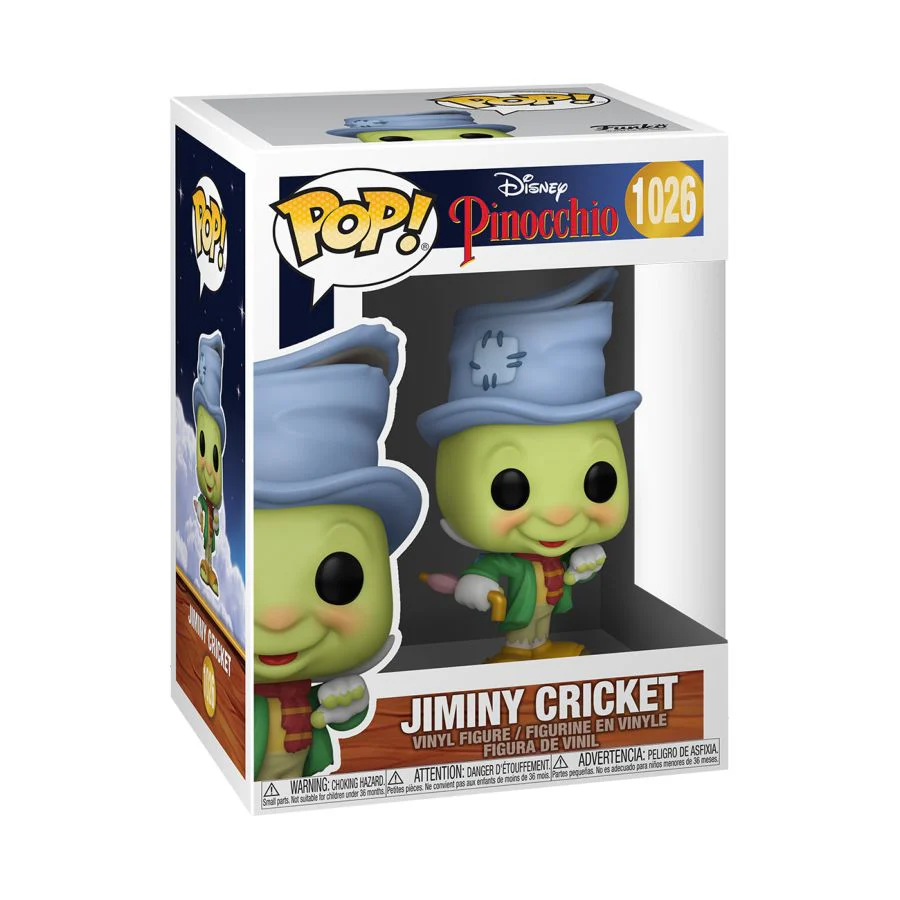 Pinocchio - Street Jiminy 80th Anniversary Pop! Vinyl - Image 2