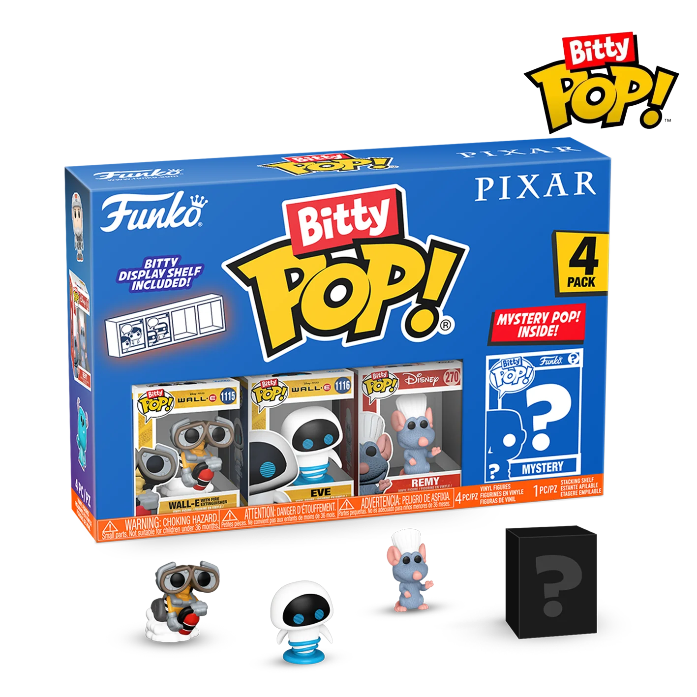 Pixar - WALL-E Bitty Pop! 4 Pack - Image 2