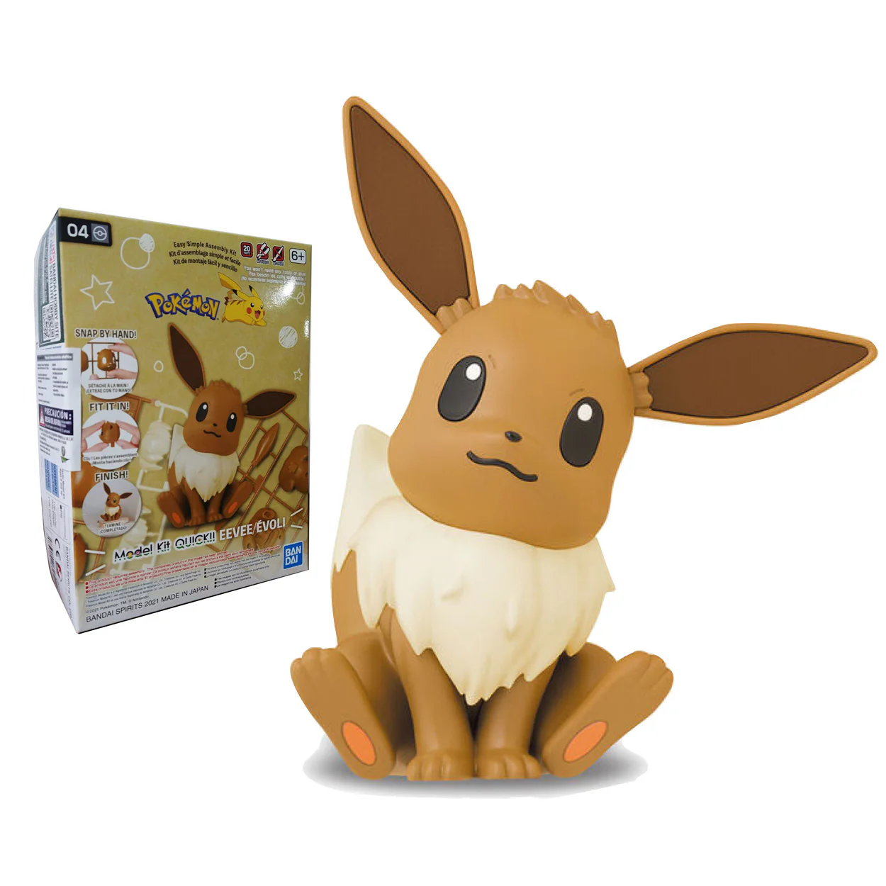 Pokemon Model Kit Quick!! 04 Eevee - Image 8