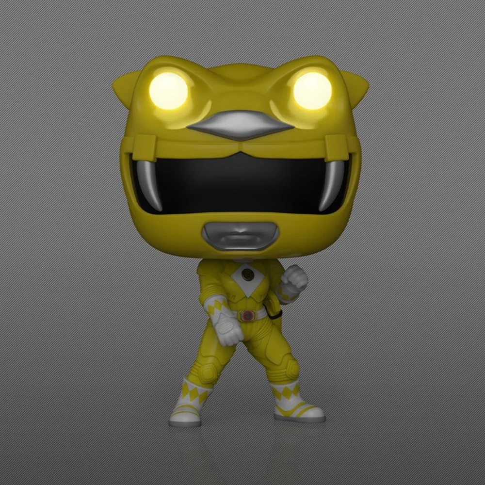 Mighty Morphin Power Rangers: The Movie (1995) - Yellow Ranger Glow In The Dark Pop! Vinyl - Image 2