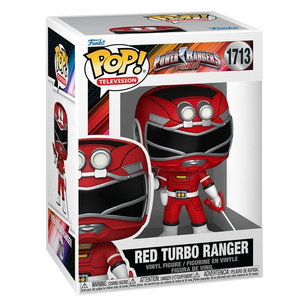 Power Rangers: Turbo - Red Ranger Pop! Vinyl - Image 2
